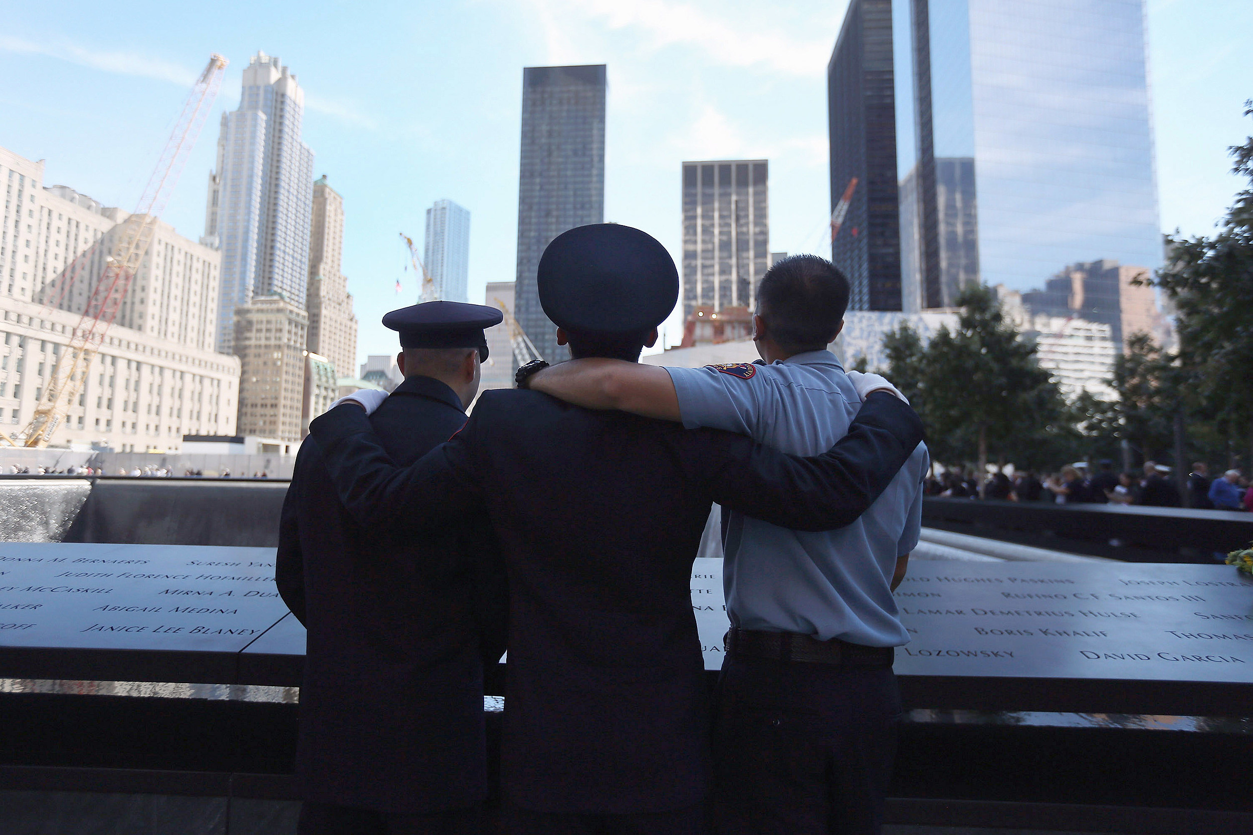 Memorial Held At World Trade Center Site On 11th Anniversary Of Sept. 11 Attacks