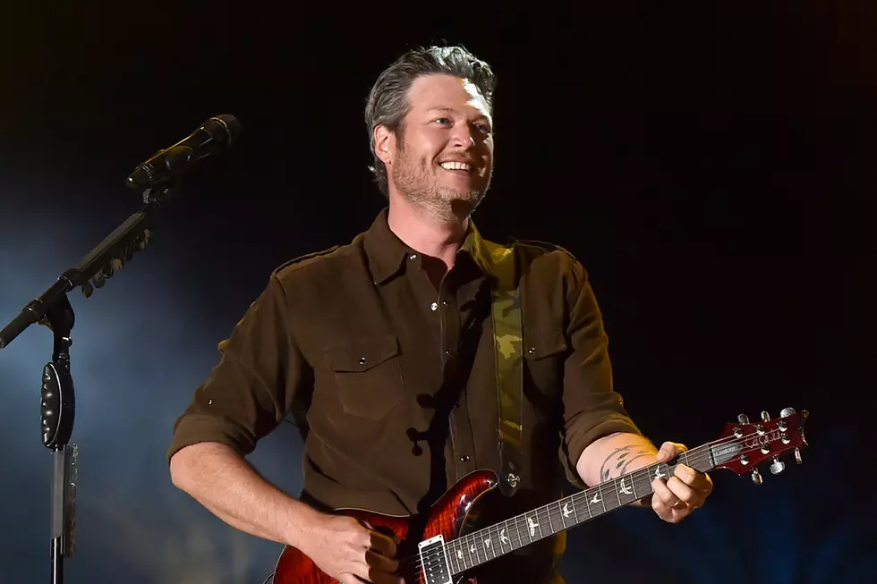 Blake Shelton Plants a Big One on Opening Act Brett Eldredge